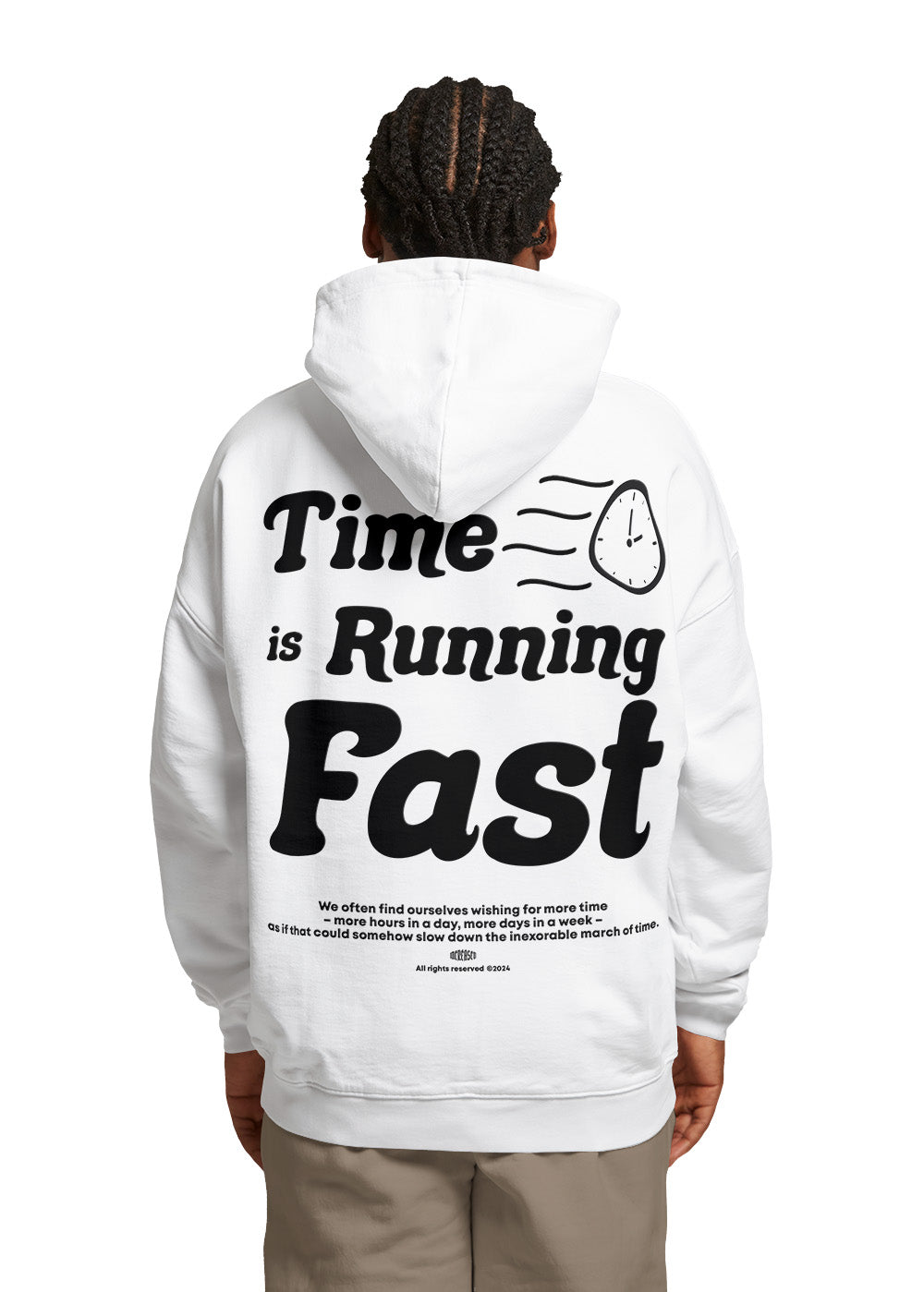 Time is running fast Hoodie